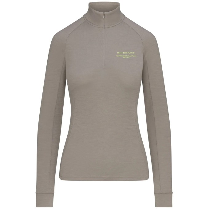Whitespace Womens Merino Mockneck Baselayer (M|Rock Ridge)