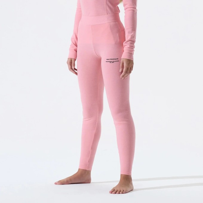Whitespace Womens Merino Baselayer Pants (L|Pink Icing)