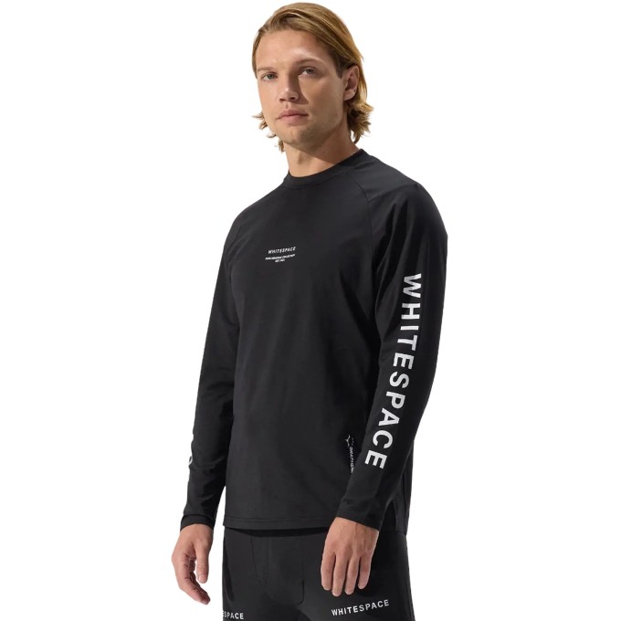 Whitespace Graphene Crew Neck Baselayer (L|Black Onyx)