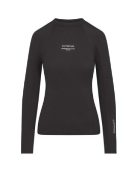 Whitespace Womens Graphene Crew Neck Baselayer (XS|Black Onyx)
