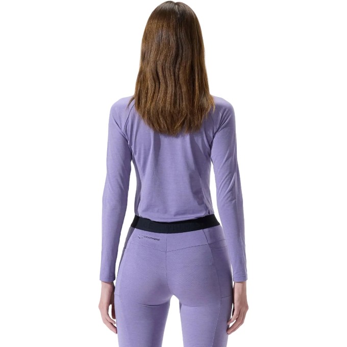Whitespace Womens Graphene Crew Neck Baselayer (L|Sand Verbena)
