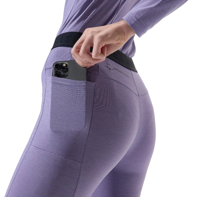 Whitespace Womens Graphene Base Pants (XL|Sand Verbena)