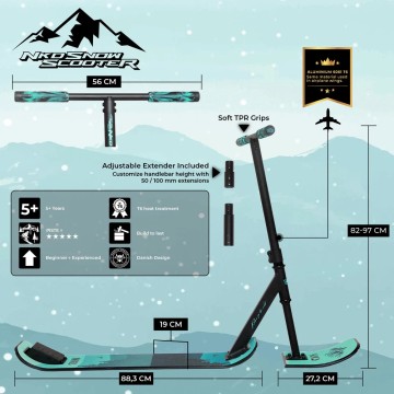 Havas Freestyle Roller NKD Snow 82cm-92cm -  raktáron!