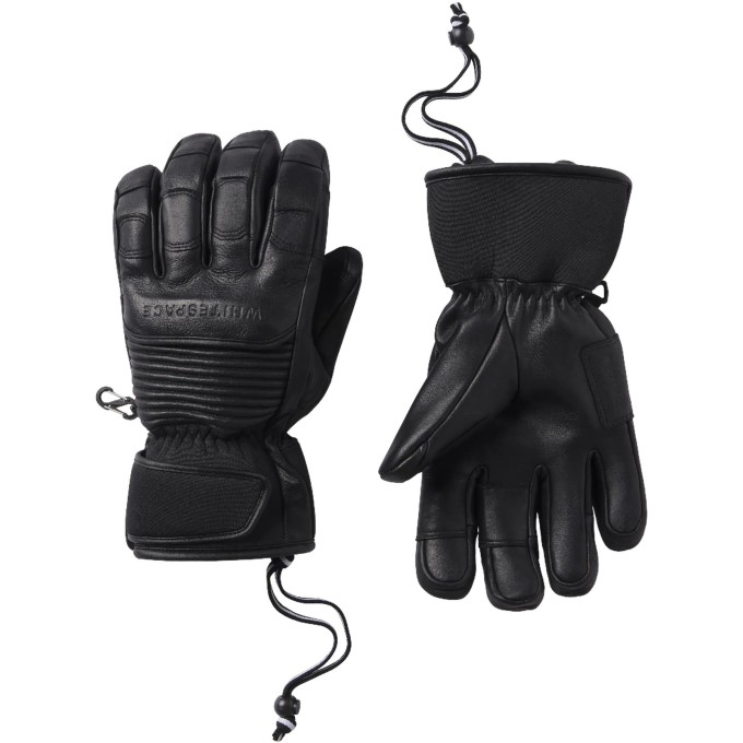 Whitespace Leather Riding Gloves (S-M|Black)