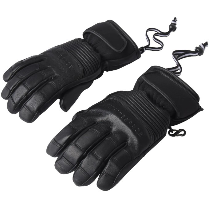 Whitespace Leather Riding Gloves (S-M|Black)