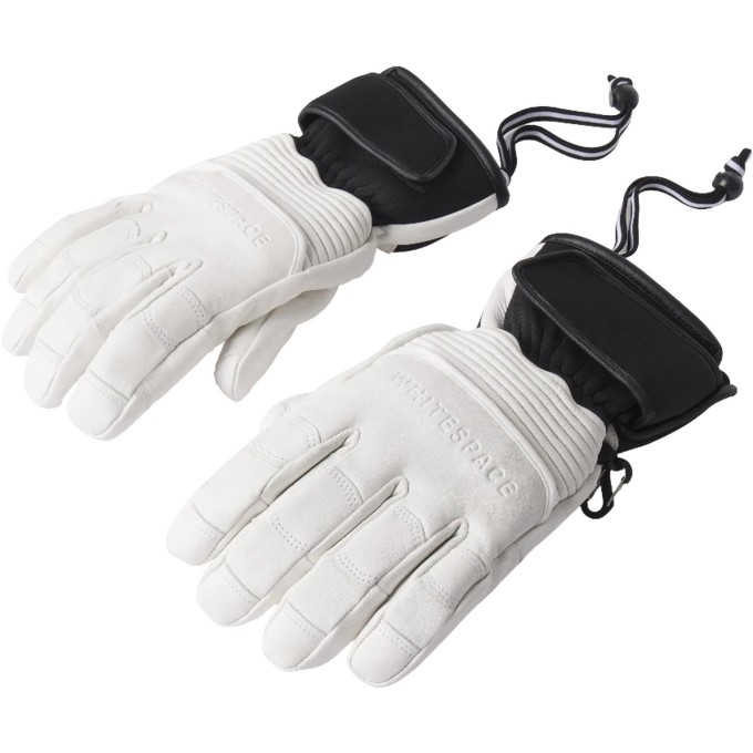 Whitespace Leather Riding Gloves (S-M|White)