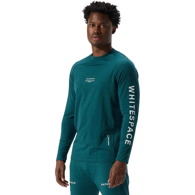 Whitespace Graphene Crew Neck Baselayer (M|Atlantic Deep)
