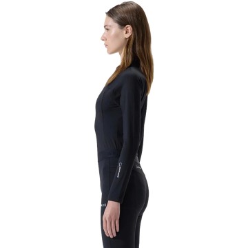 Whitespace Womens Graphene Crew Neck Baselayer (L|Black Onyx)