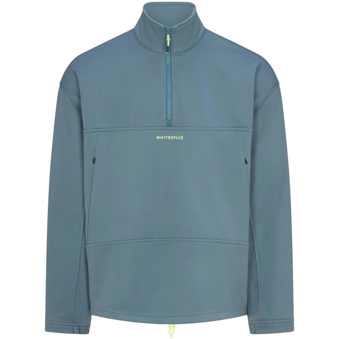 Whitespace Quarter Zip Soft Shell Midlayer (M|Goblin Blue)