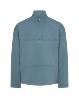 Whitespace Quarter Zip Soft Shell Midlayer (M|Goblin Blue)
