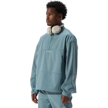 Whitespace Quarter Zip Soft Shell Midlayer (M|Goblin Blue)