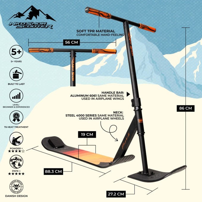 Havas Freestyle Roller NKD Snow 86cm -  raktáron!