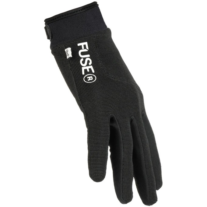 Fuse Alpha Youth BMX Gloves (L|Black)