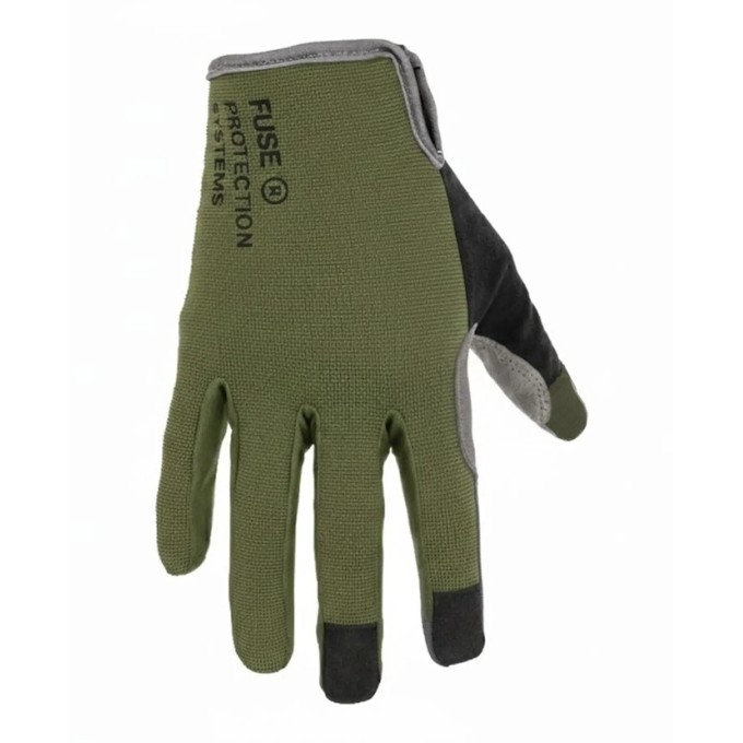 Fuse Stealth Slim BMX Gloves (XL|Olive)