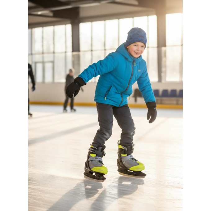 Roces Moody Ice X Kids Ice Skates (Black/Lime|30-35)