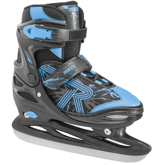 Roces Jokey 3.0 Kids Ice Skates (Black/Blue|30-33)