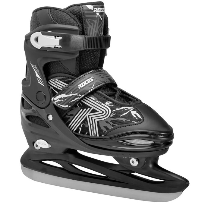Roces Jokey 3.0 Kids Ice Skates (Black/White|34-37)