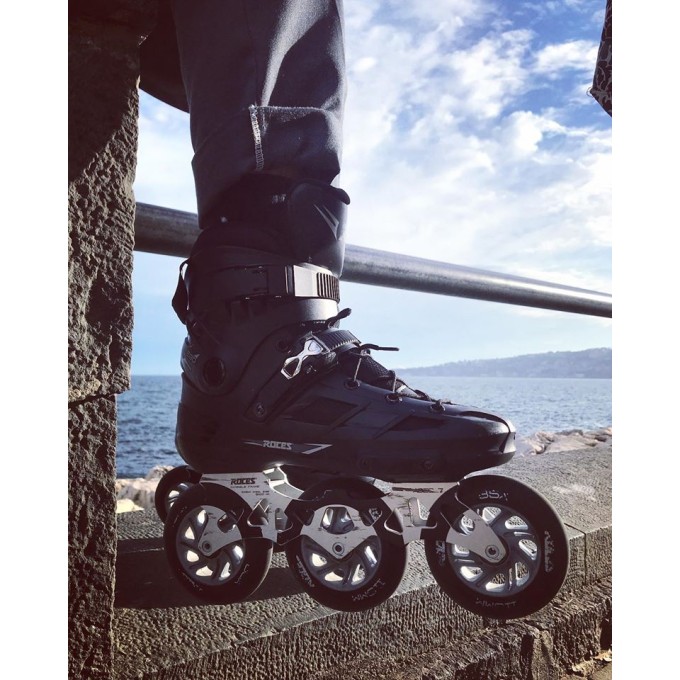 Roces EGO 3x110 TIF fekete görkorcsolya | 110 mm urban freestyle