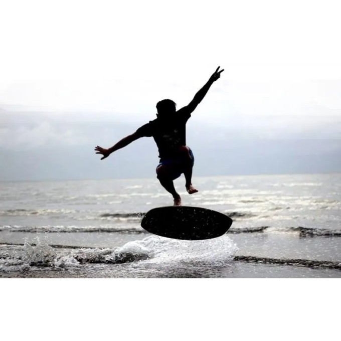 GoZone Hiro Skimboard (41.75"|Full White)