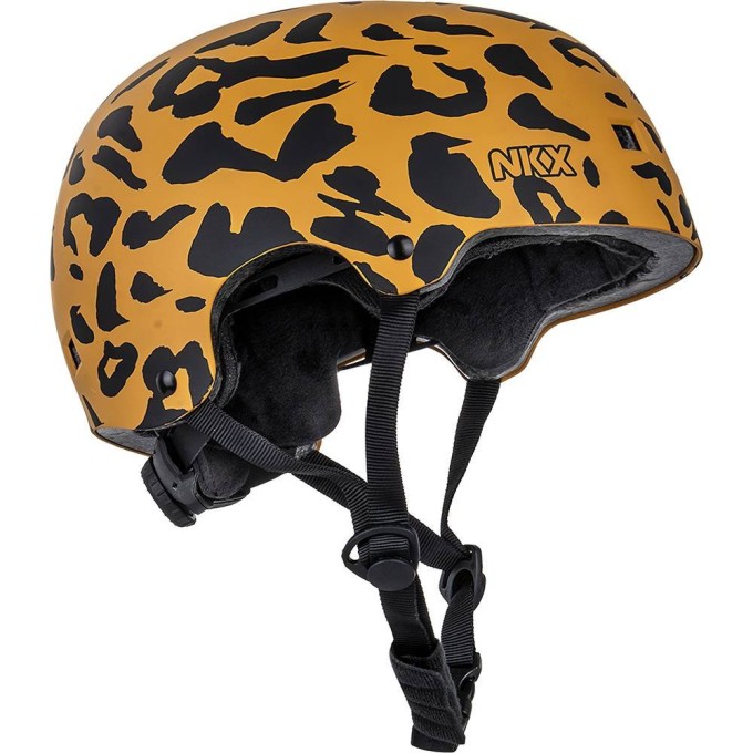 Helmet NKX Brain Saver Leopard -In Stock!