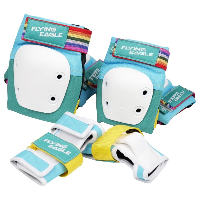 FlyingEagle Valiant Kids Protective Pads Set Blue