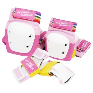 FlyingEagle Valiant Kids Protective Pads Set (S|Pink)