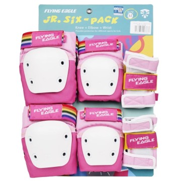 FlyingEagle Valiant Kids Protective Pads Set (S|Pink)