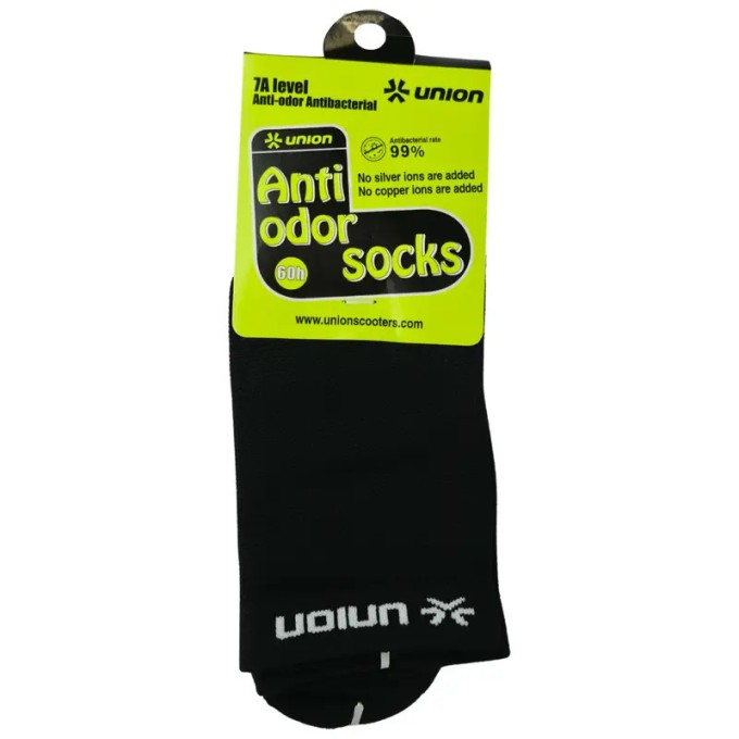 Union Anti Odor Scooter Socks Black | Légáteresztő rolleres zokni