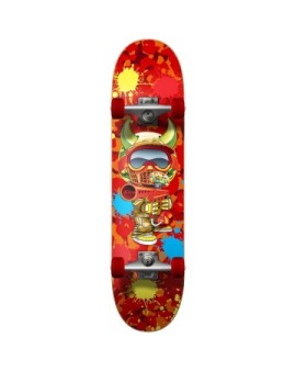 Speed Demons Paintballer Complete Skateboard (7.5"|Red)