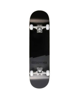 Rampage Plain Third Complete Skateboard (8"|Black)