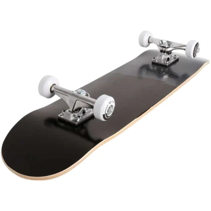 Rampage Plain Third Complete Skateboard (8"|Black)