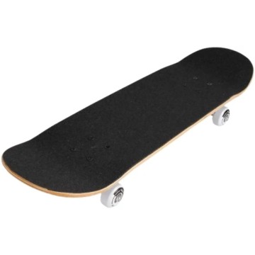 Rampage Plain Third Complete Skateboard (8"|Black)