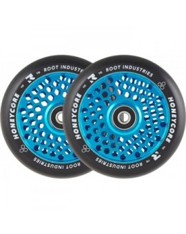 Root Honeycore Black 110mm 2-pack Pro Scooter Wheels (110mm|Blue)
