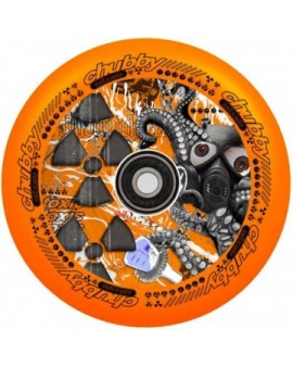 Chubby Lab Pro Scooter Wheel (110mm|Radioactive Orange)