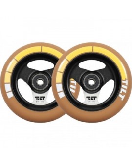 Tilt Stage I Wide Pro Scooter Wheels 2-Pack (120mm|Gold Stripe)