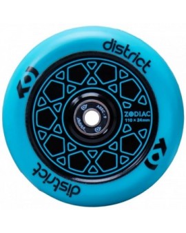 District Zodiac Pro Scooter Wheel (110mm|Blue)