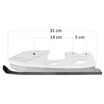 Pengék korcsolyákhoz Raven Pulse White - Raktáron!
