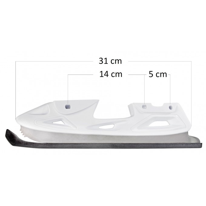 Pengék korcsolyákhoz Raven Pulse White - Raktáron!