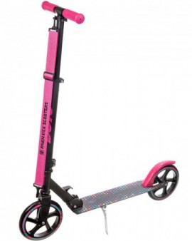 Nagy kerekek roller, Raven Dots Black/Pink 200mm