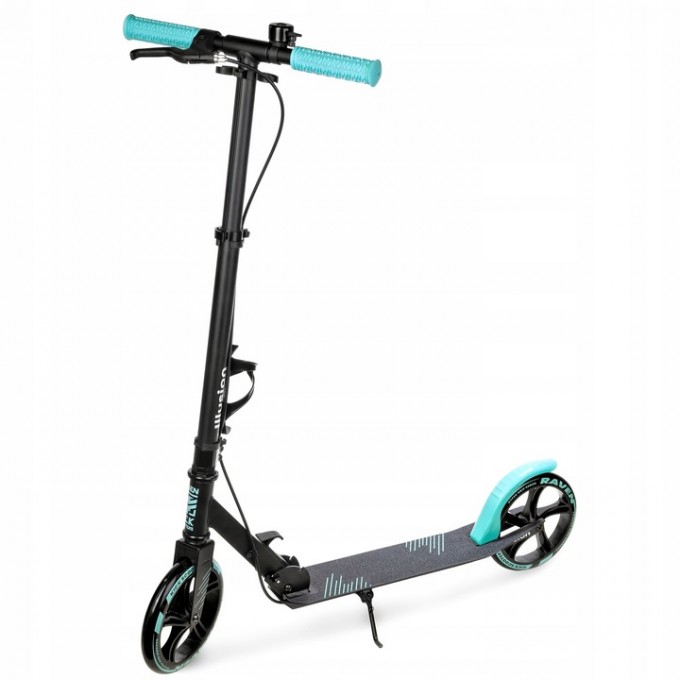 Folding Scooter Raven Illusion 200mm with bottle holder and bell
