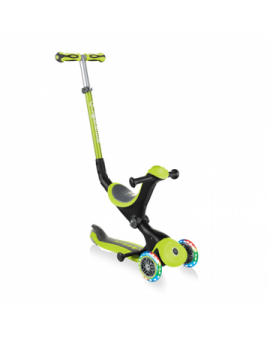 Globber Scooter Green Scooter Go Up Deluxe Lights